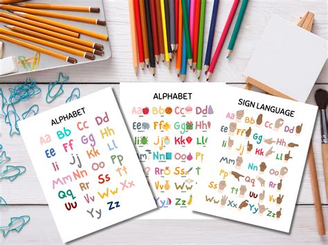Image result for Sign Language Alphabet for Preschool