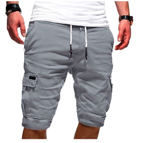 Men's Cargo Shorts Plus Size Big and Tall Cargo Shorts Multi-Pockets ...