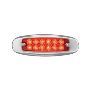 GG Grand General 78567 Ultra Thin Spyder Red/Red 12 LED Marker Light ...
