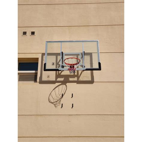 Knight Shot 71-Inch Tempered Glass Basketball Wall Mounted Backboard ...
