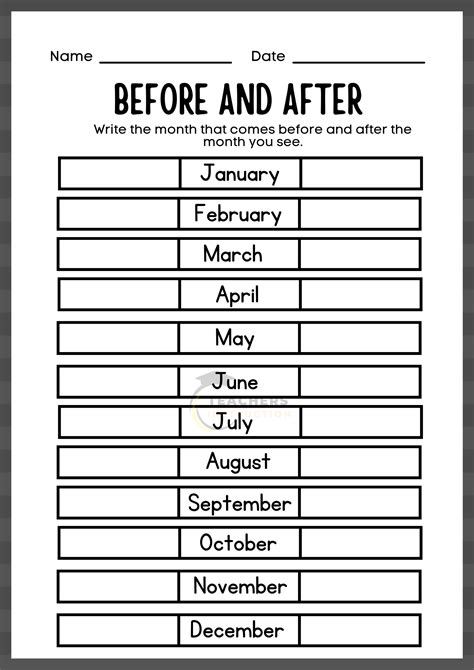 Worksheets Months Of The Year Days/Months/Seasons Worksheet