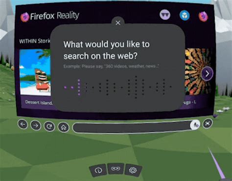 Mozilla Firefox Reality web browser is built for surfing the web in ...