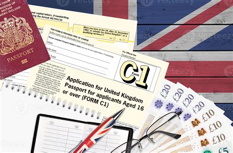 formulario en inglés c1 solicitud de pasaporte del reino unido para ...