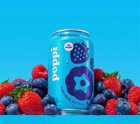 Poppi Prebiotic Soda Wild Berry