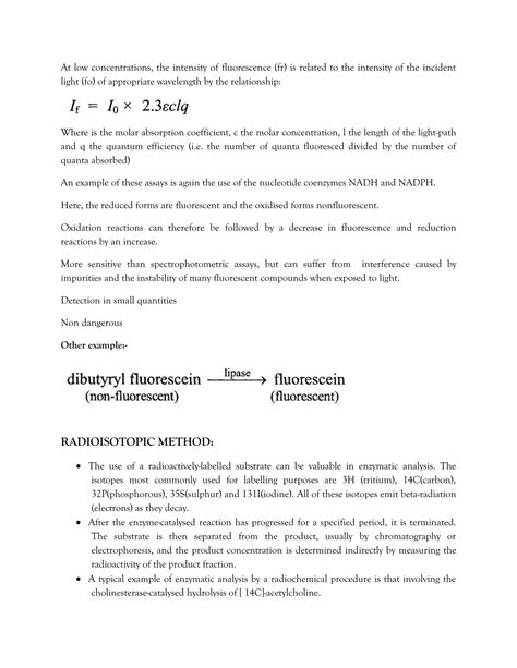 methods of enzyme assay | PDF