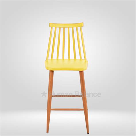 Scandinavian Noll Yellow Barstool-Canteen-Modern Kitchens-Fastfood Centre
