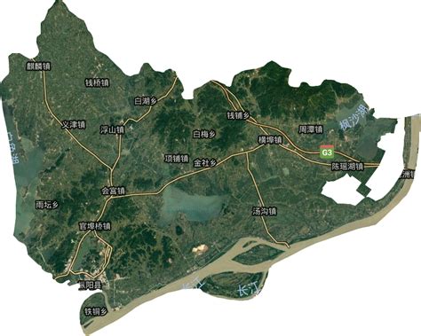 枞阳县高清卫星地图
