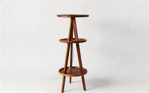 Premium Photo | Brown Wood Threshold Floor Lamp