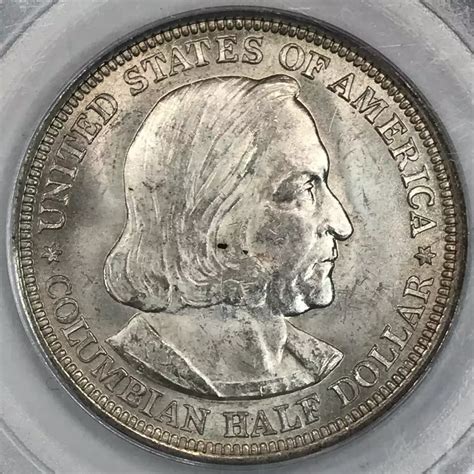 1893 World's Columbian Exposition Commemorative Half Dollar PCGS MS-63 ...