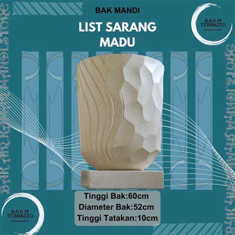 Jual BAK AIR KAMAR MANDI MINIMALIS | BAK MANDI TIPE LIST SARANG MADU ...
