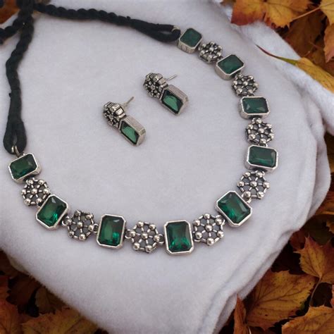 Metal or Oxidized Necklaces – AashirsLifestyle