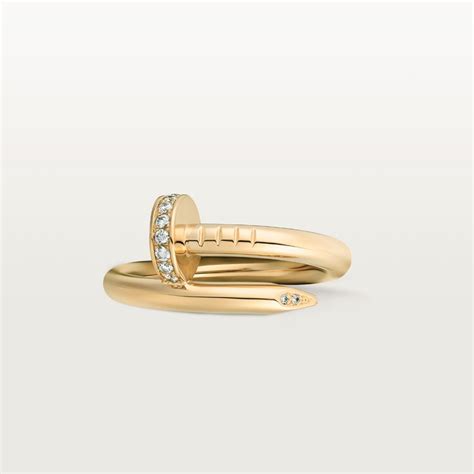 CRB4216900 - Juste un Clou ring - Yellow gold, diamonds - Cartier