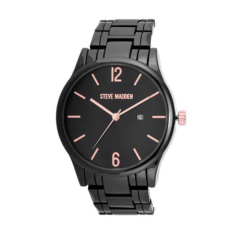 Steve Madden Analog Black Dial Men's Watch - SMW251BK : Amazon.in: Fashion