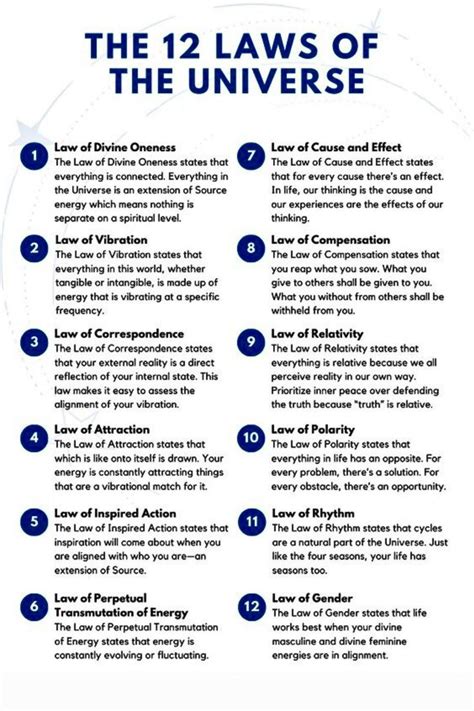 Unlocking the Mysteries: 12 Universal Laws That Shape Our Reality ...