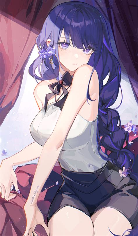 Raiden Shogun - Genshin Impact - Image by YUTOU #3845361 - Zerochan ...