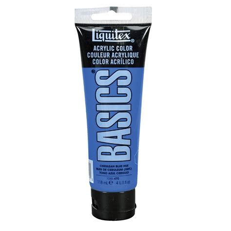 htconline.in| Liquitex Basics Acrylic Cerulean Blue Hue - 118ml (470)