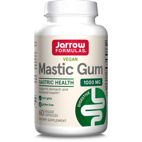 Buy Jarrow Formulas Mastic Gum 1000 mg - for tric - 60 Veggie Caps ...