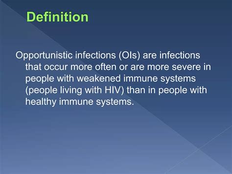 Opportunistic infections | PPTX