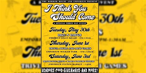 I Think You Should Come: Dice N Dawgs, Emporium Logan Square, Chicago ...