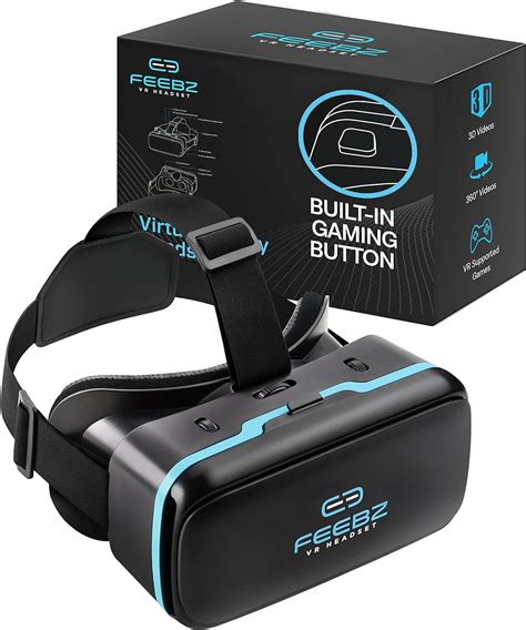 VR Headset Compatible with iPhone & Android - with Built-in Action ...