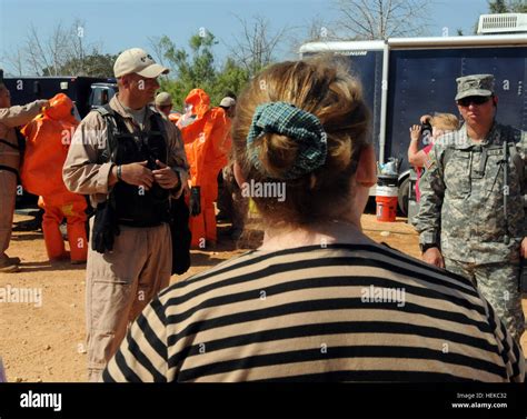 In this image released by the Texas Military Forces, service members ...