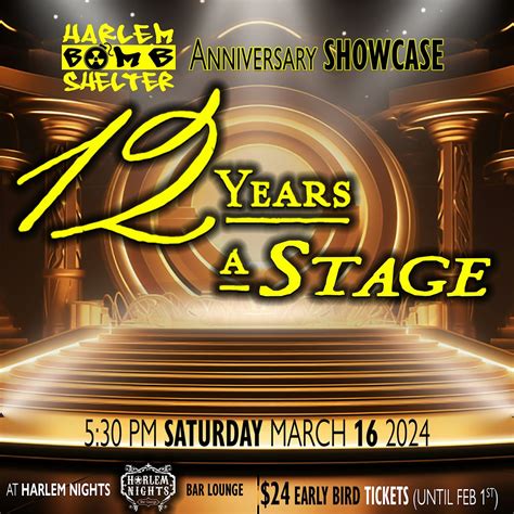 HBS 12 Year Anniversary Fundraiser Showcase, Harlem Nights, New York ...