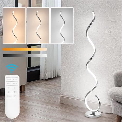 ADISUN LED Modern Floor Lamp for Living Room, Spiral Floor Lamp for ...