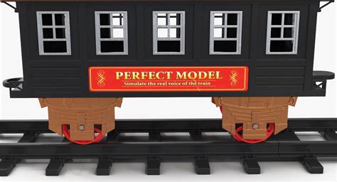 Toy Train Carriage with Rails 3D model | 3D Molier International