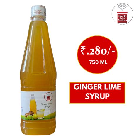 Ginger Lime Syrup – Hearty Bake Factory