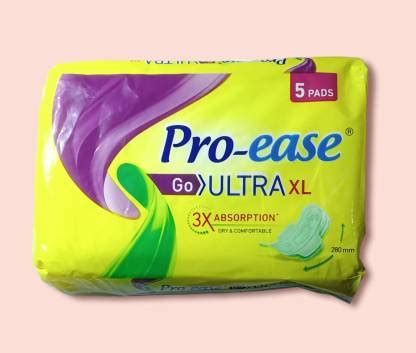 Pro-ease Go ULTRA XL 5 Pads Sanitary Pad | Buy Women Hygiene products ...