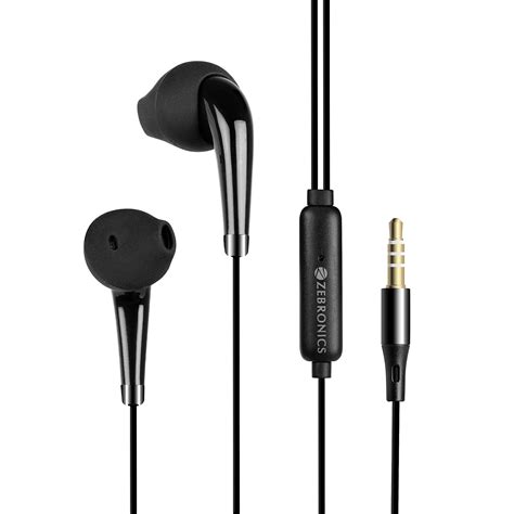Buy Zebronics Zeb-Calyx Wired in Ear Earphones with Mic (Black)(Unboxed ...