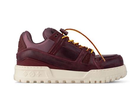 Louis Vuitton Lv Trainer Maxi Bordeaux Red – Kicks Machine
