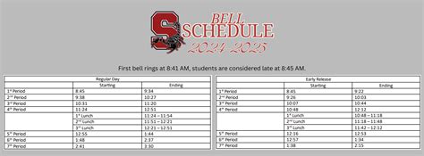 Bell Schedule | Satellite High
