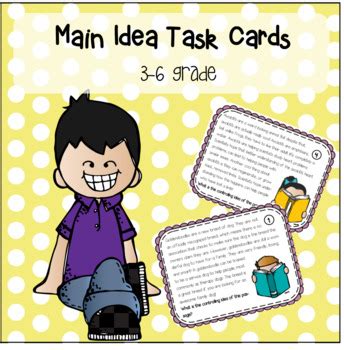 Main Idea Task Cards 的图像结果