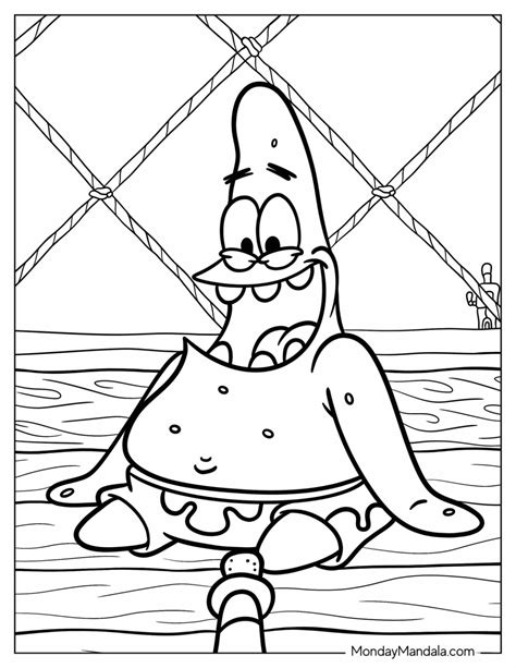 22 Patrick Star Coloring Pages (Free PDF Printables)