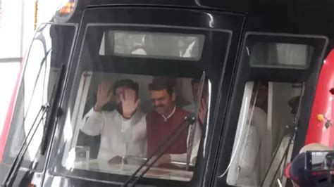 Mumbai Metro Line 9: CM Fadnavis Inspects Trial Run From Dahisar East ...