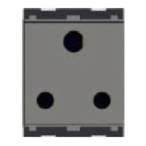 Buy Norisys Cube Series 3 Pin Shuttered Socket 25A 2 Module C5733 .02 ...