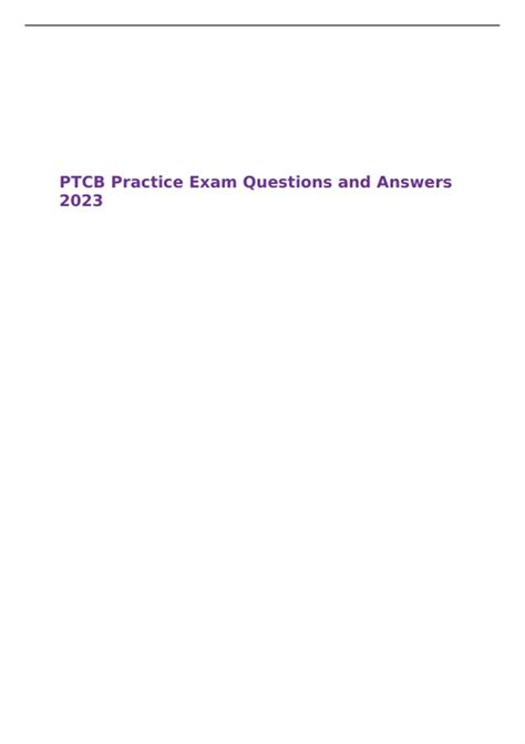 Image result for Past PTCB Questions