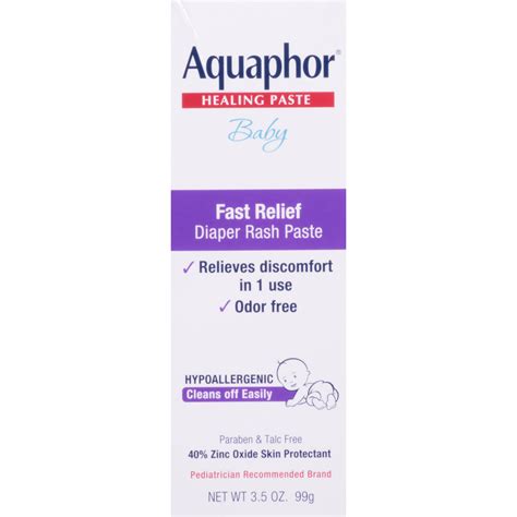 EWG Skin Deep® | Aquaphor Baby Fast Relief Diaper Rash Healing Paste Rating