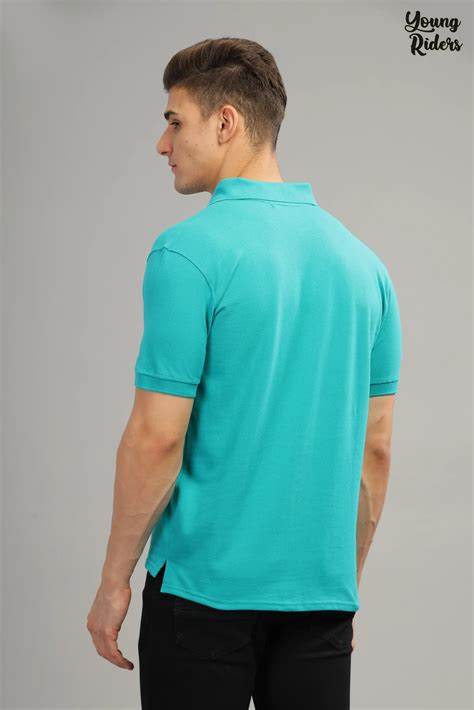 Medium Turquoise Polo T-Shirt