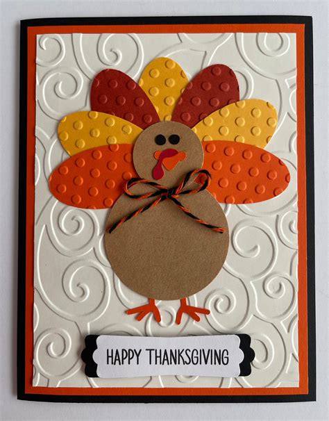 Thanksgiving turkey A2 Card, Gobble, Give Thanks, Handmade - Etsy ...