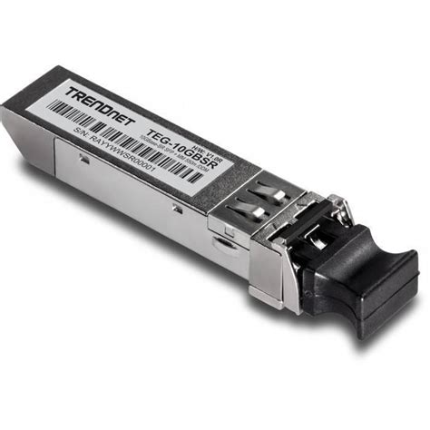 TRENDnet's 10GBASE-SR SFP+ Multi Mode LC Module 550 m (1,804 feet) with DDM