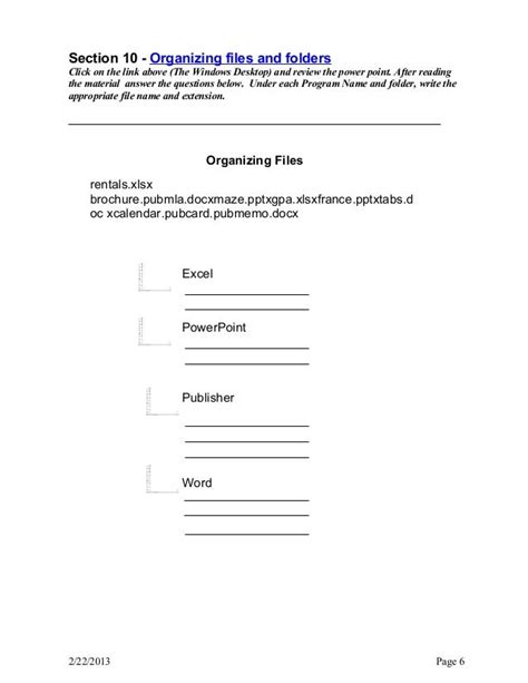 Computer Basics Worksheet Answers 的图像结果