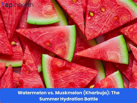 Watermelon vs. Muskmelon (Kharbuja): The Summer Hydration Battle - Tap ...