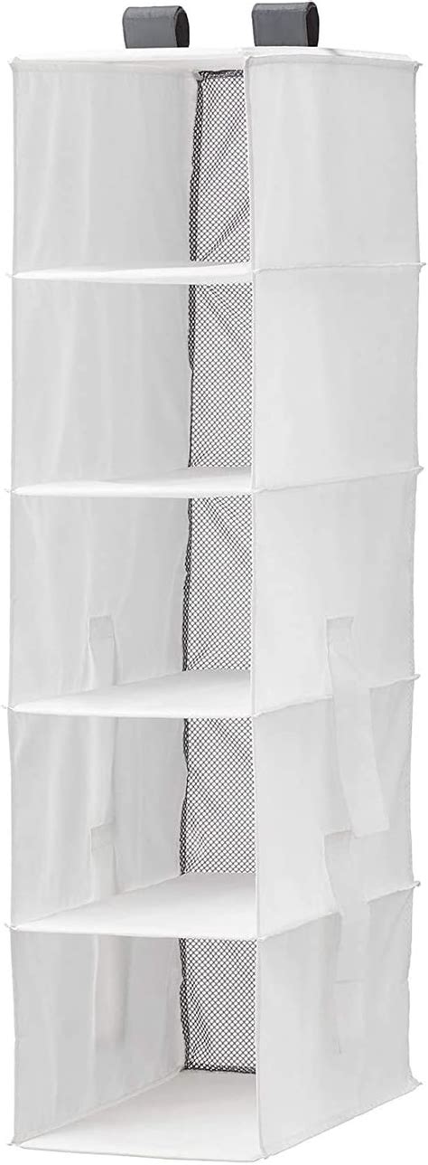 Ikea Polyester Skubb Hanging 6 Compartment Storage Closet Organizer ...