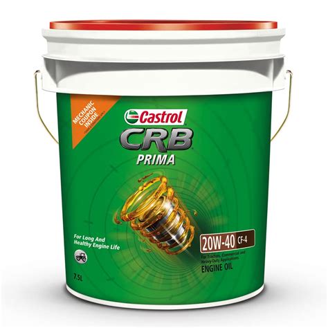 Castrol CRB PRIMA 20W-40 CF-4 Multi-Purpose Heavy Duty Diesel Engine ...