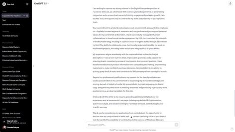 Chat GPT Cover Letter 的图像结果