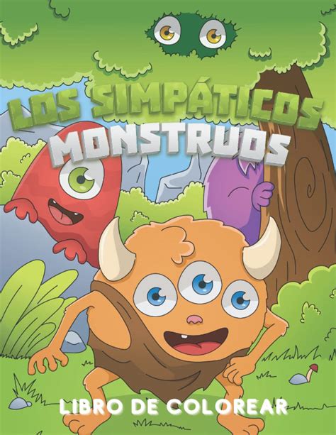 Buy Los Simpáticos Monstruos Libro de Colorear: 50 páginas únicas para ...