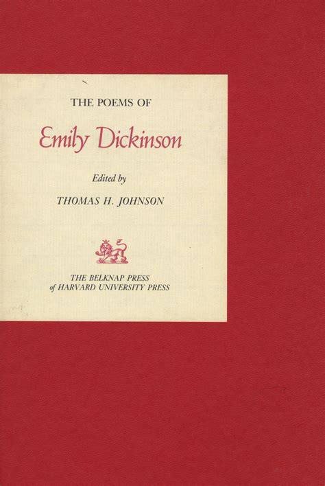 The Poems of Emily Dickinson — Harvard University Press