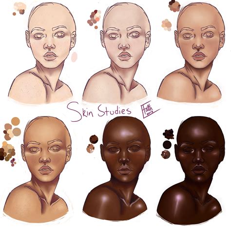 Black Skin Colours